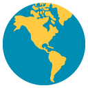 earth globe americas