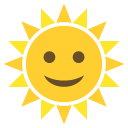 sun with face