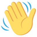 waving hand sign