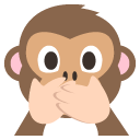 speak-no-evil monkey