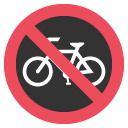 no bicycles